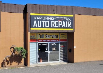 Ramunno Auto Repair Entrance Sign