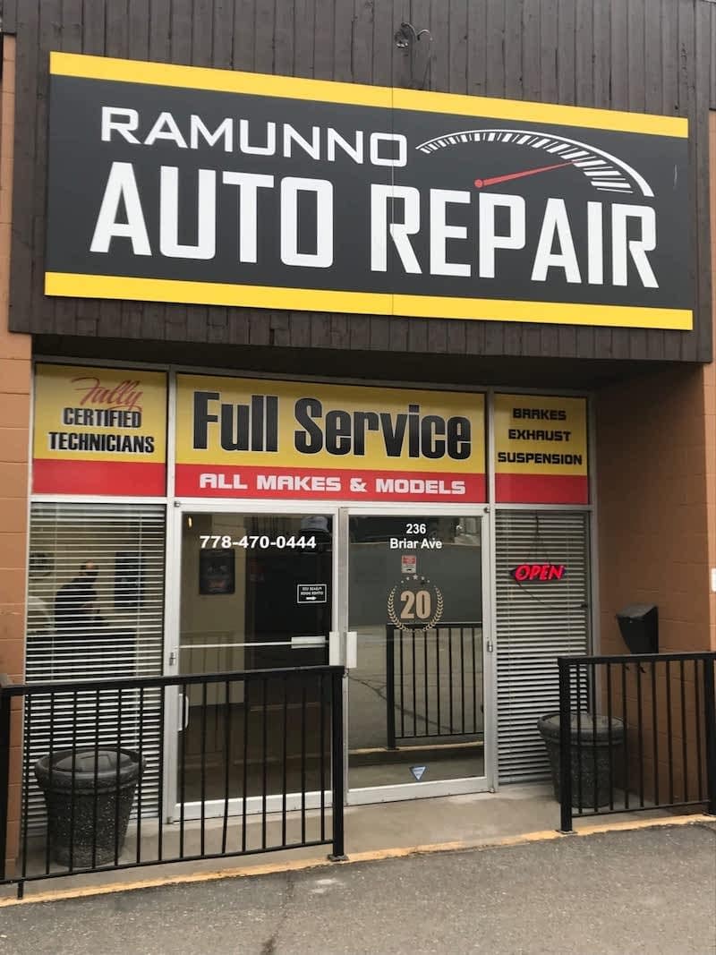 Ramunno Auto Repair Entrance
